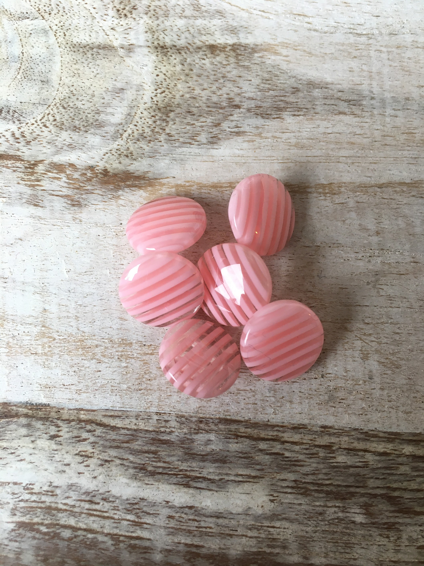 Set 6 Botones Rayas 2