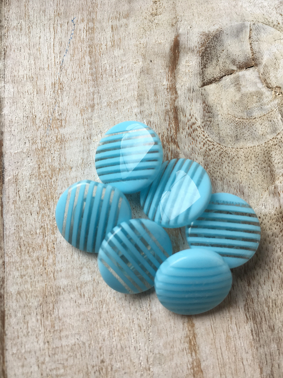 Set 6 Botones Rayas 1