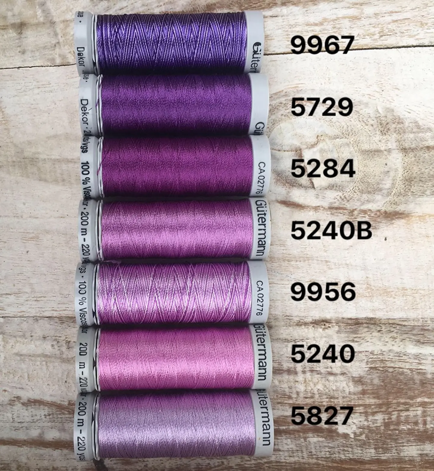 Hilo Dekor Viscose Gütermann 7