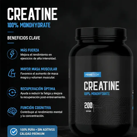 CREATINA MONOHIDRATADA 1 KG - PRIMETECH