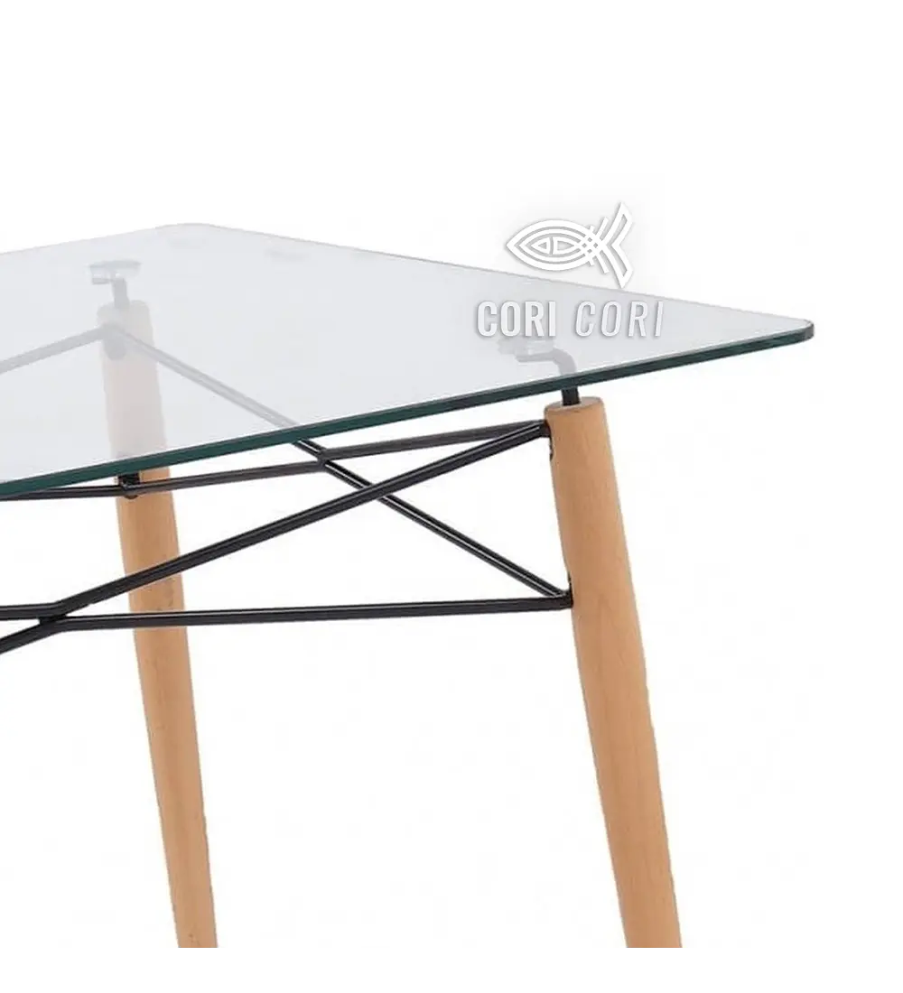 Mesa Crox de Vidrio Rectangular 