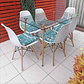 Comedor Rubi 120x80cms  + 6 Sillas Eames - Miniatura 1