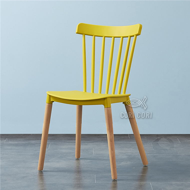 Comedor Mesa Rectangular Melamina 120 x 80 + 4 Sillas Windsor  5