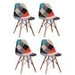 Pack 4 Sillas Eames Patchwork Clásicas  - Miniatura 1