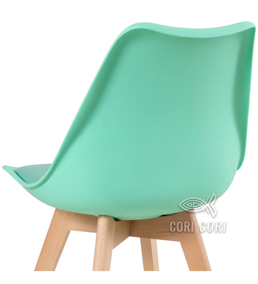 Comedor Mesa Tulip Blanca 100cms + 4 Sillas Tulip