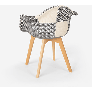 Pack 4 Butacas Patchwork WOOD