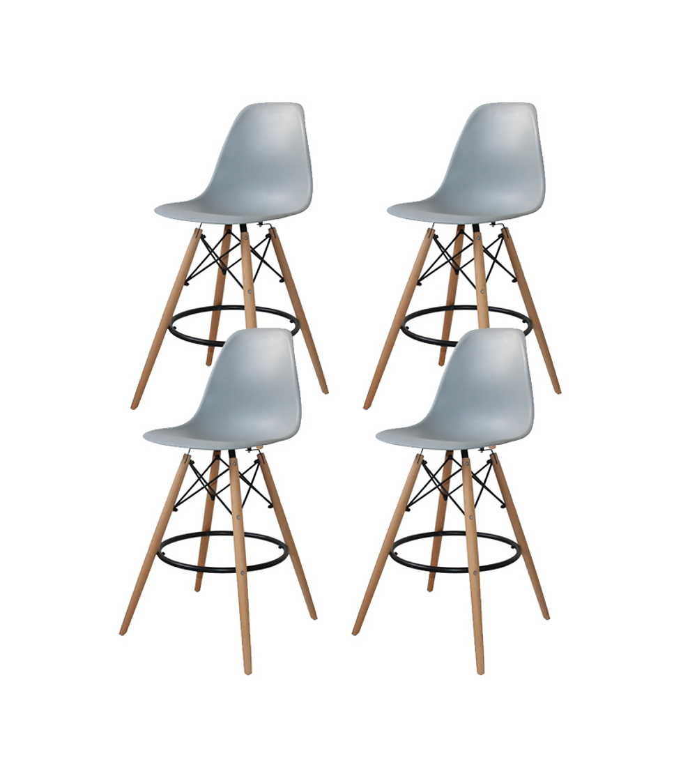 4 Pack Taburetes Eames Tower