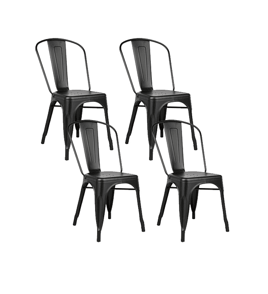 Pack 4 Sillas Tolix  Industriales