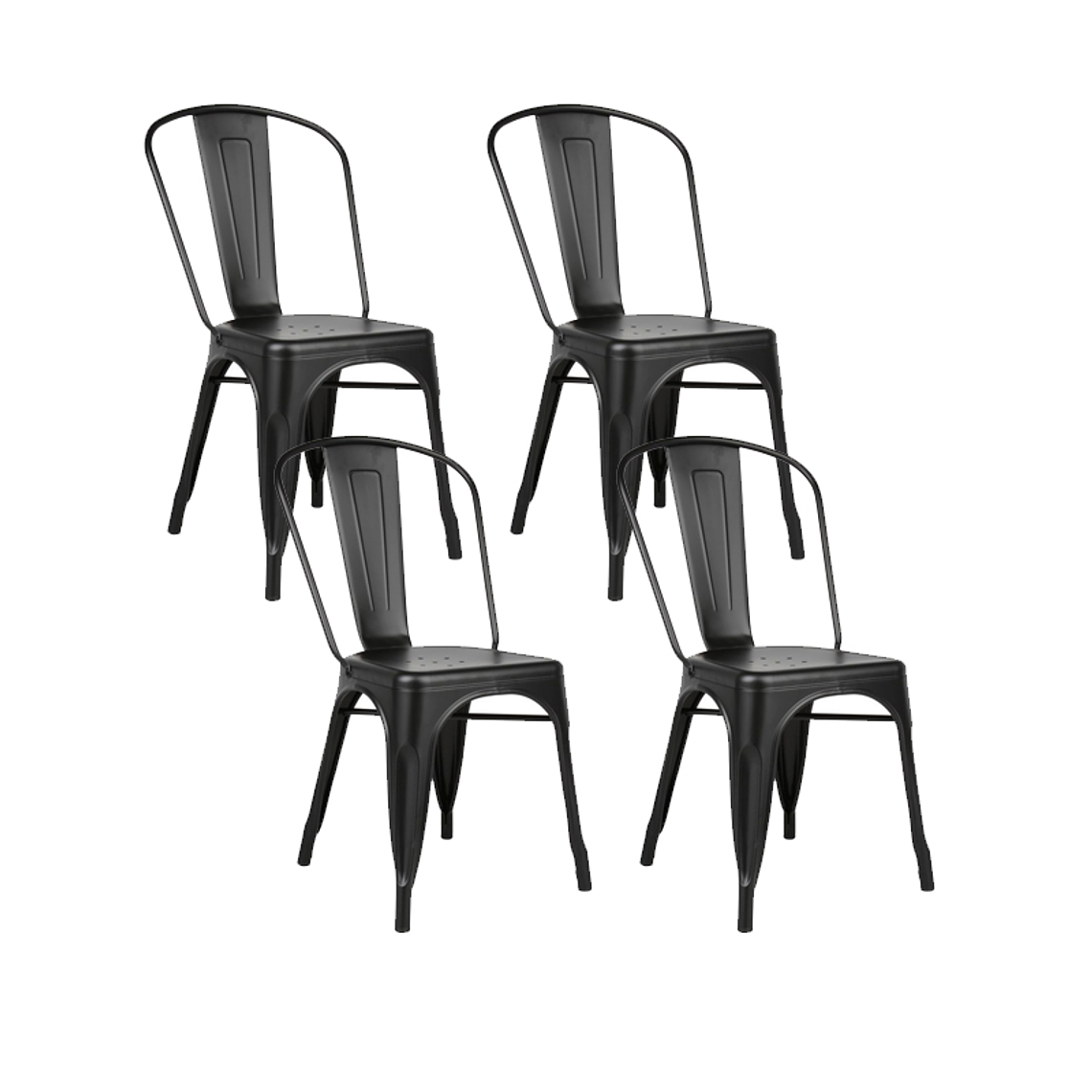 Pack 4 Sillas Tolix  Industriales 1