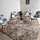 Comedor Warwick 120cms + 4 Sillas Patchwork Wood - Miniatura 3