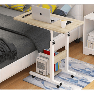 Mesa Ajustable para Computador Roble