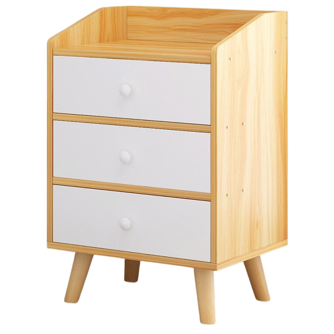 Velador Tres Cajones Simply 1