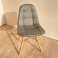Comedor Rubi 120x80cms + 4 Sillas Eames Capitonne Ecocuero - Miniatura 9