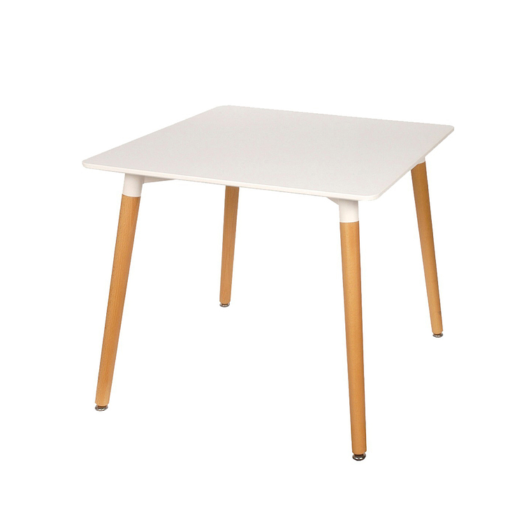 Comedor Mesa Cuadrada 80x80cms  + 4 Sillas Mariposa Velvet 11