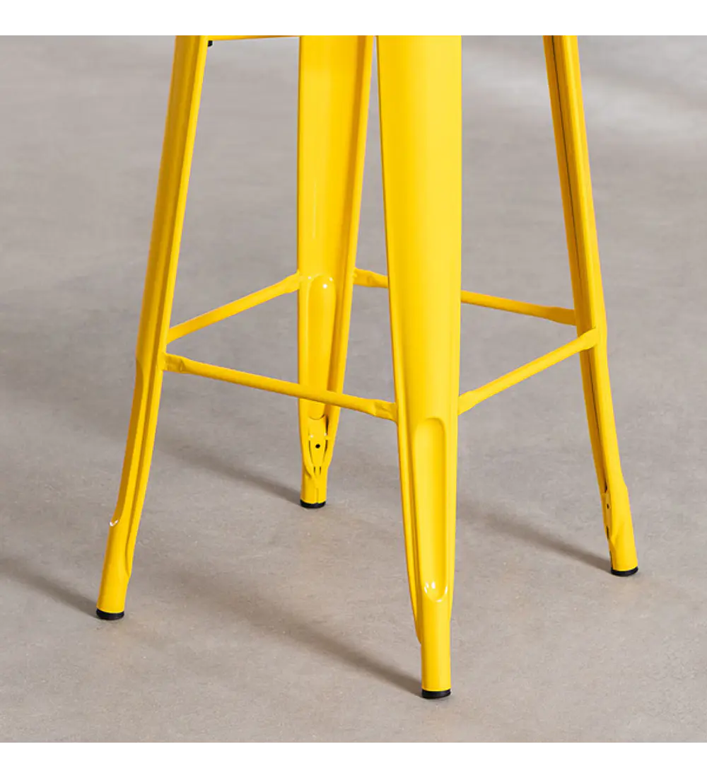 Taburete Tolix Industriales (asiento de Madera 63/64CMS)