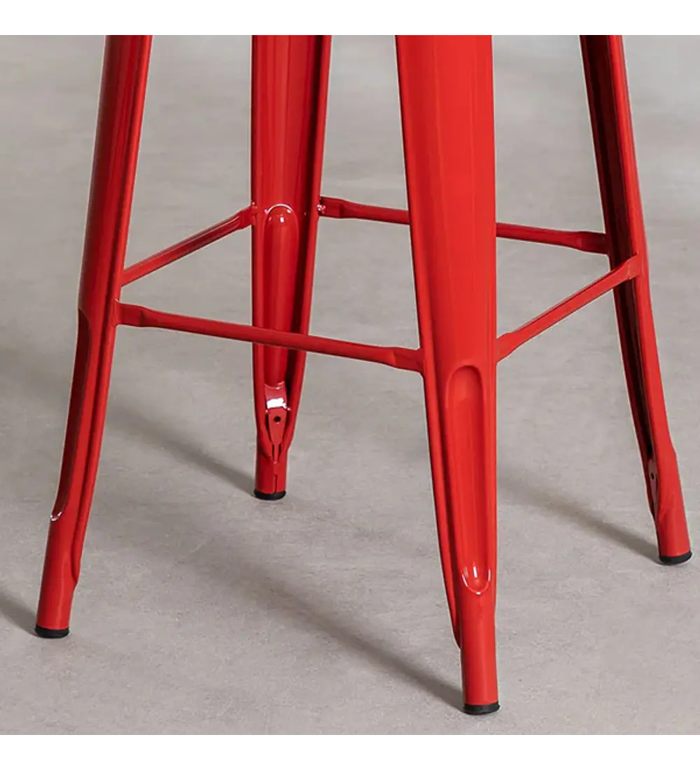 Taburete Tolix Industriales (asiento de Madera 63/64CMS)