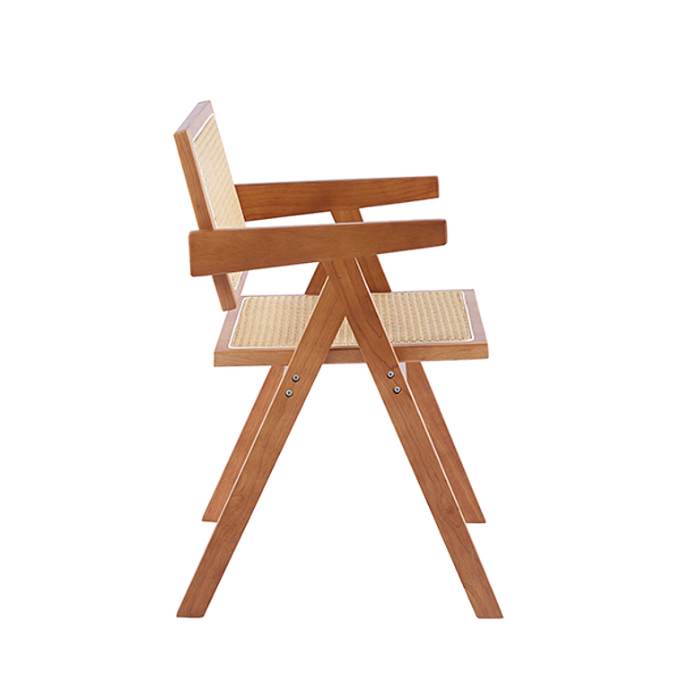 Silla Chandigarh Madera Rattan 4