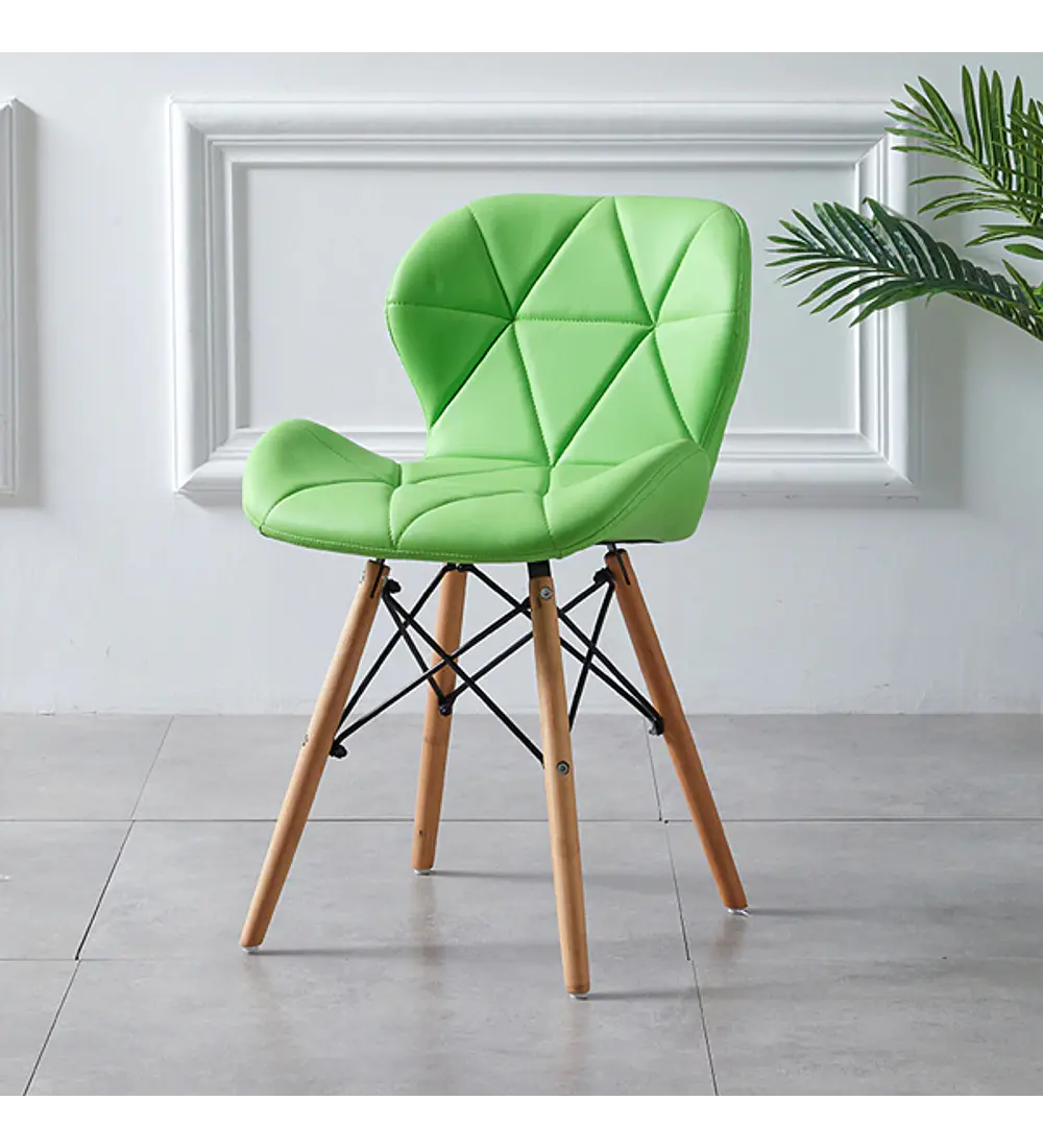 Comedor Warwick 120cms + 4 Sillas Mariposa Ecocuero