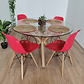 Comedor Warwick 120cms + 4 Sillas Eames  - Miniatura 1
