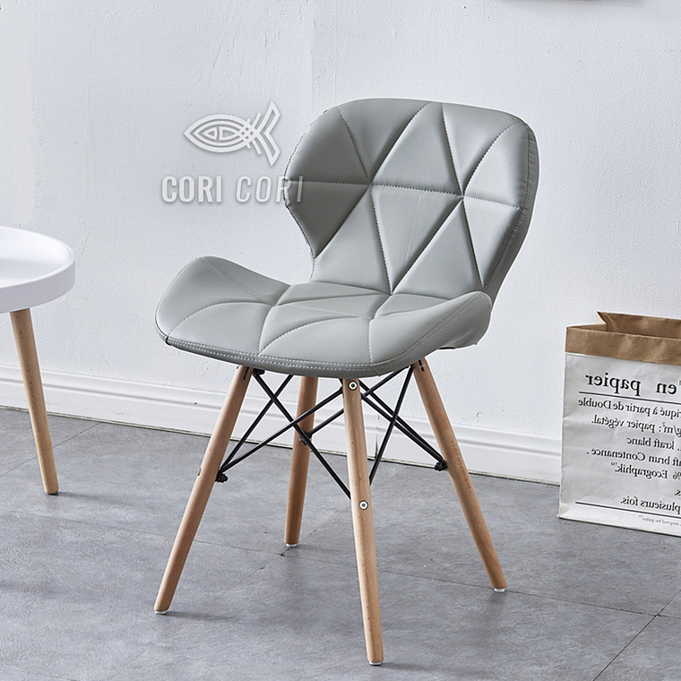 Comedor Medlock 140 x 90cm + 6  Sillas Eames Mariposa Ecocuero 7