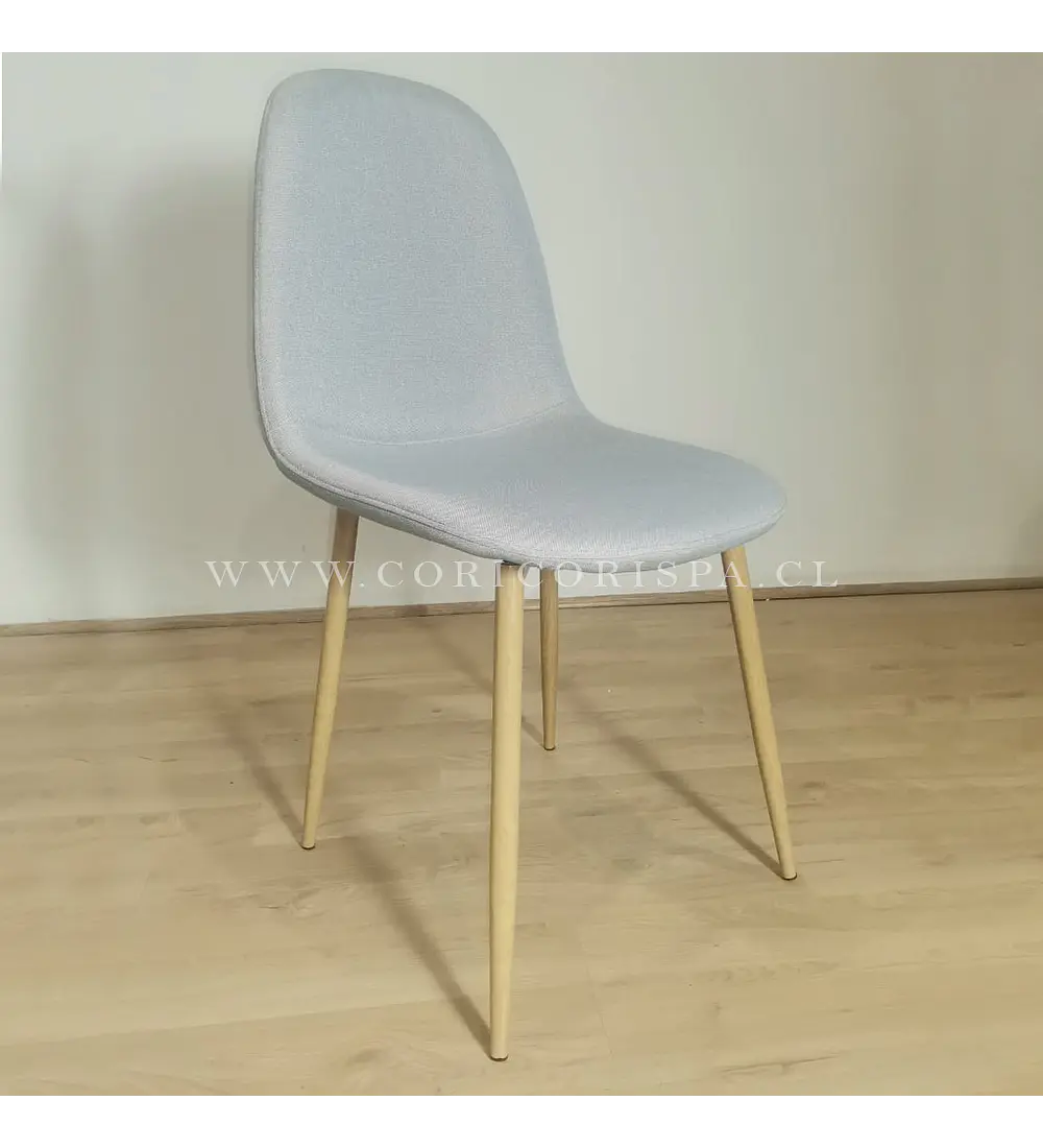 Silla Scoop Lino Wood