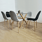 Comedor Medlock 140x90cms +  6 Sillas Scoop Lino - Miniatura 4