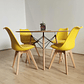 Comedor Mesa Wood 120cm + 4 Sillas Tulip   - Miniatura 8