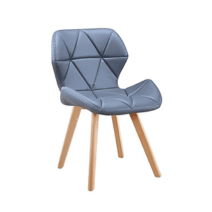 2da Seleccion.- Sillas Mariposa Ecocuero Wood Gris