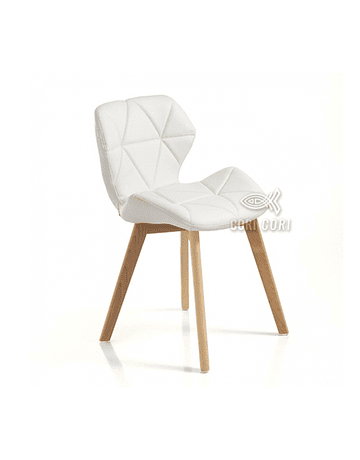 Comedor Madera 120cm + 4 sillas Mariposa Wood
