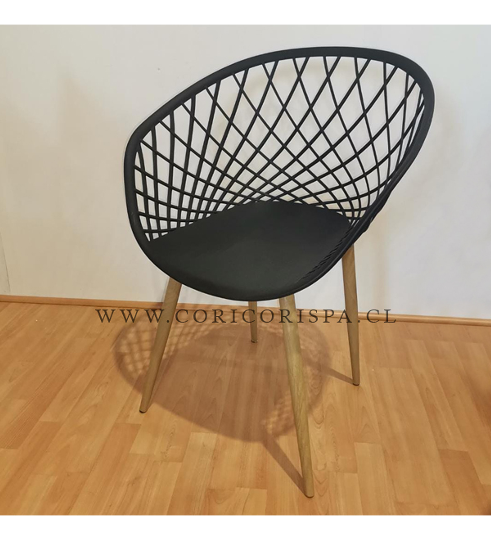 Comedor Medlock 140 x 90cm + 4 Butacas Mesh 