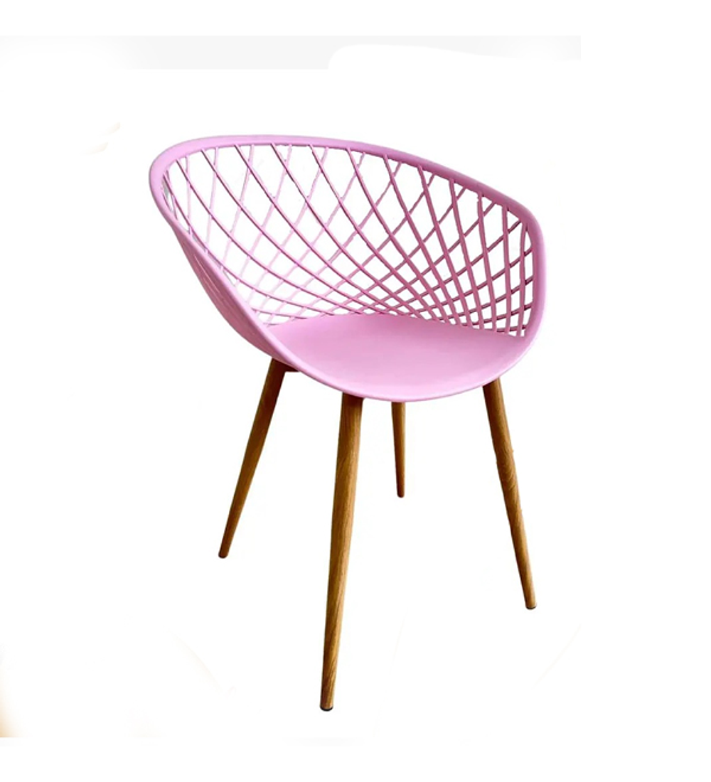 Comedor Medlock 140 x 90cm + 4 Butacas Mesh 