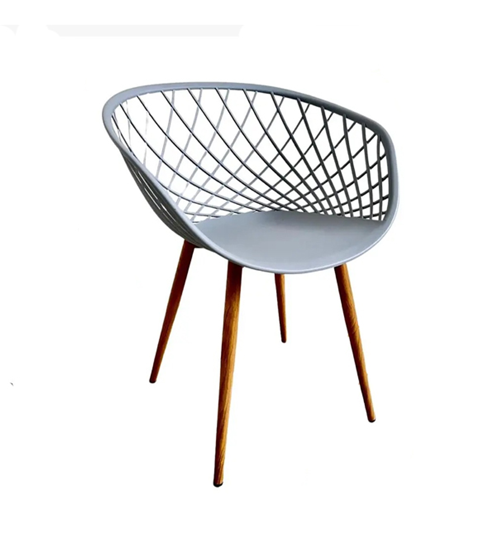 Comedor Medlock 140 x 90cm + 4 Butacas Mesh 