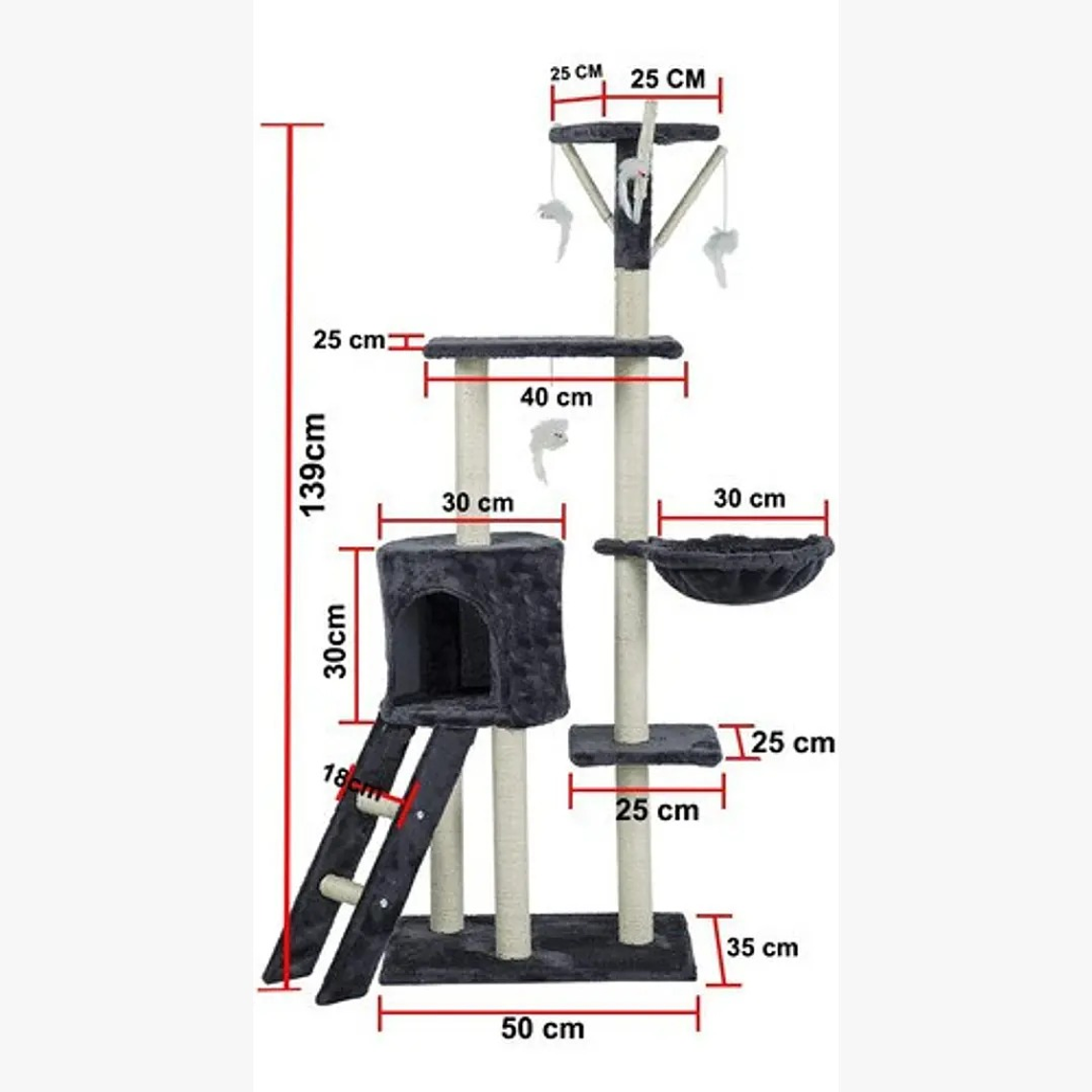 Rascador Para Gatos Mediano 3