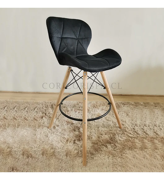 Taburete Mariposa Deluxe negro