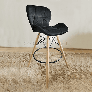 Taburete Mariposa Deluxe negro