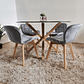 Comedor Warwick  120cm + 4 Sillas Mariposa Velvet  - Miniatura 8