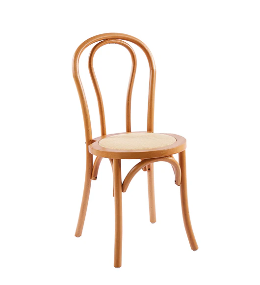 Silla Amelia Madera Rattan - Natural