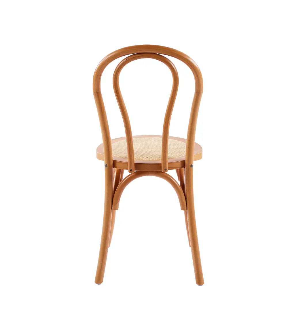 Silla Amelia Madera Rattan - Natural