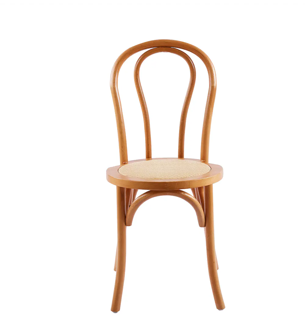Silla Amelia Madera Rattan - Natural