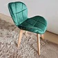 Comedor Mesa Tulip Stone 100cms + 4 Sillas Mariposa Velvet - Miniatura 3