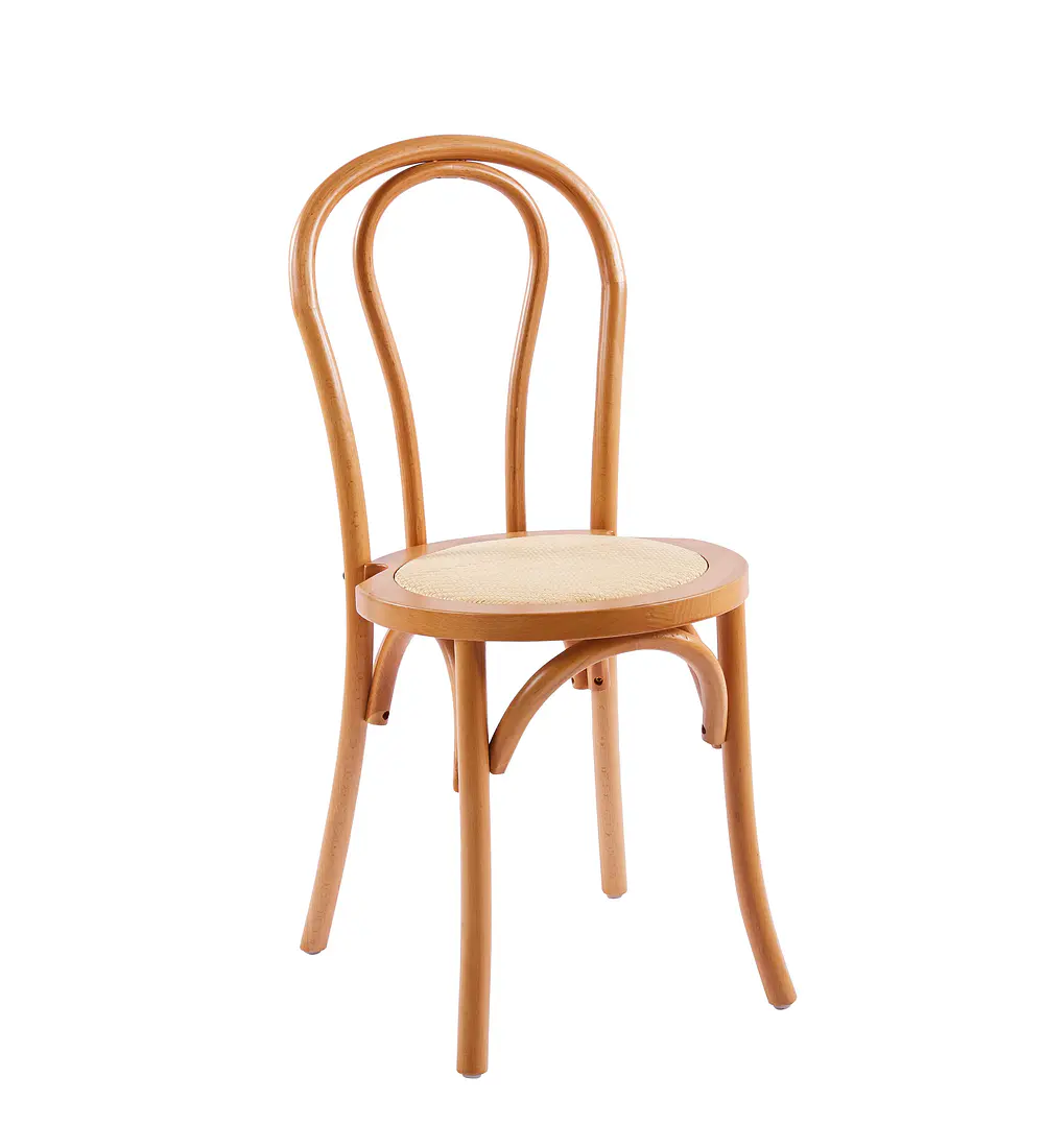 Pack 4 Sillas Amelia Madera Rattan
