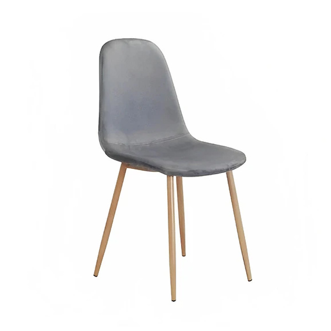 Silla Scoop Wood Velvet 1