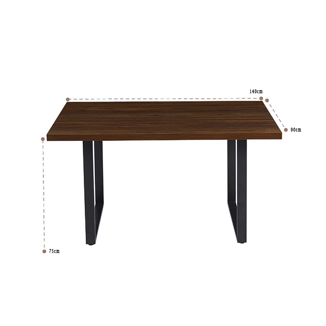 Mesa de Comedor Estilo Industrial 140x90 2