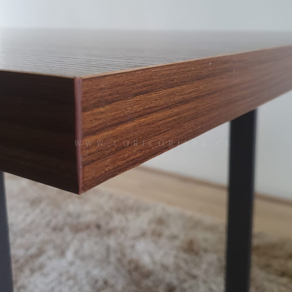 Comedor Industrial 140x90 + 4 Sillas Tolix 6