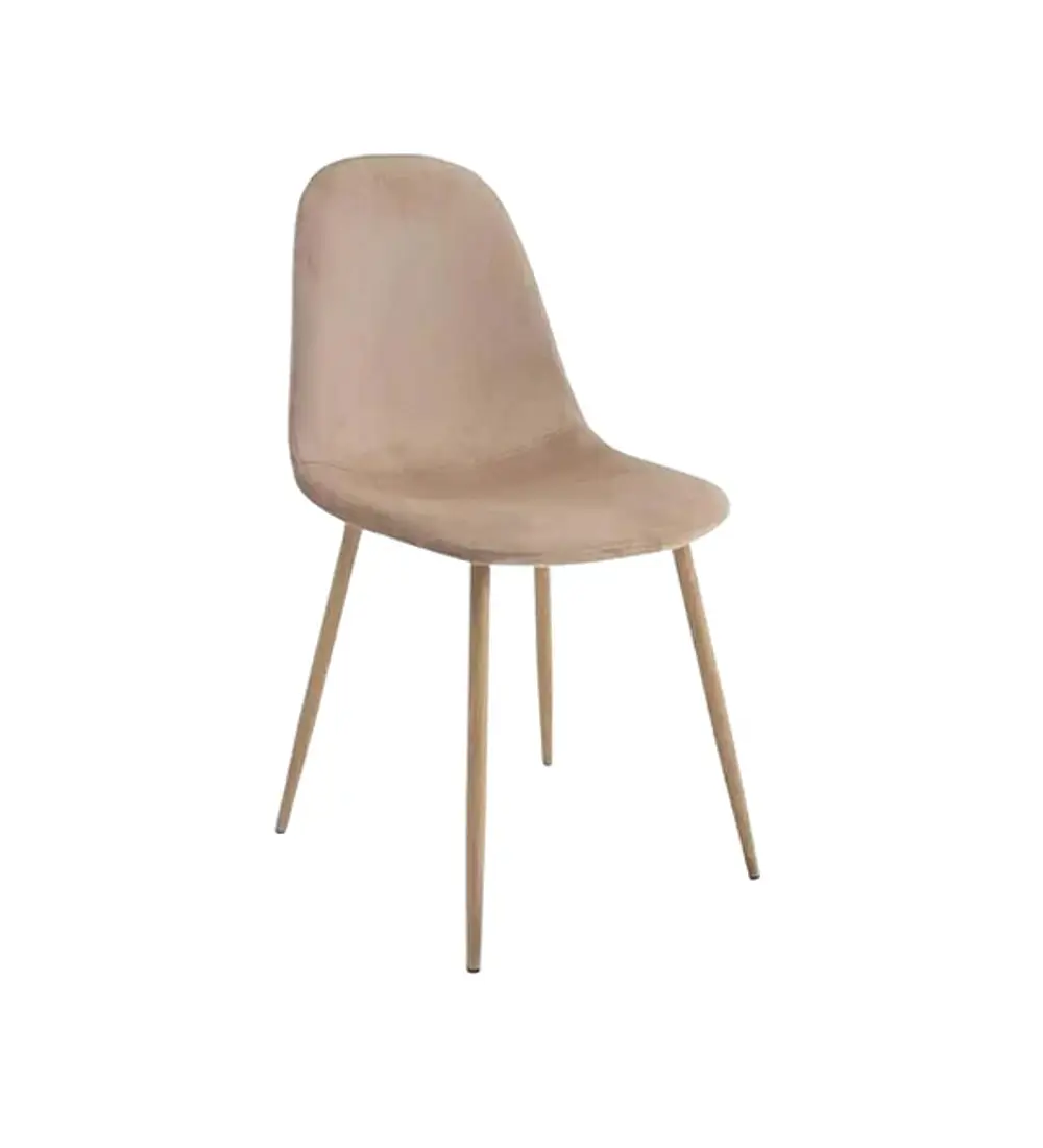 Silla Scoop Wood Velvet