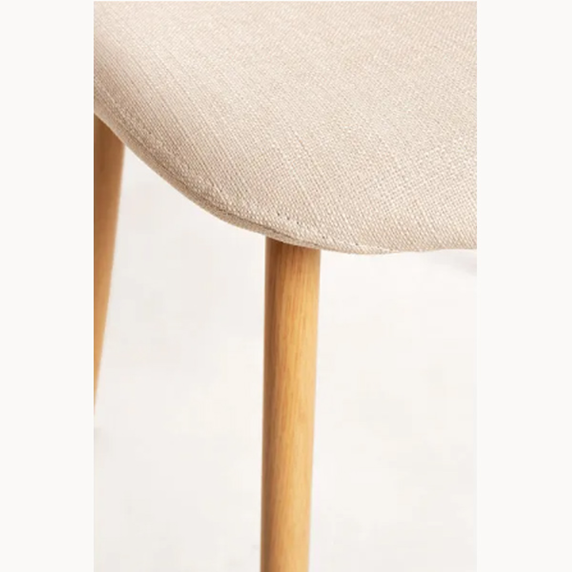 Silla Scoop Lino Wood 6