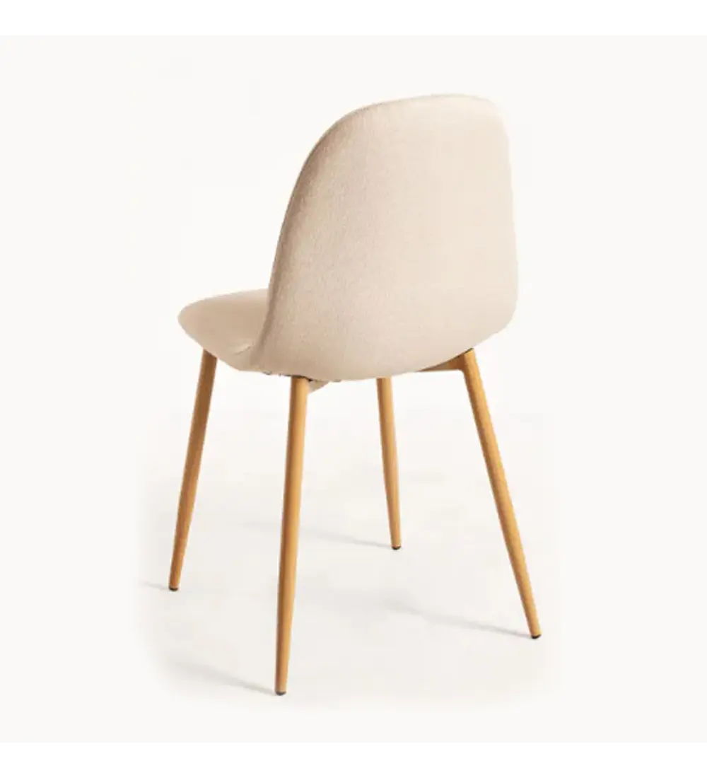 Silla Scoop Lino Wood