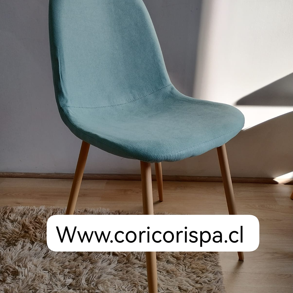 Silla Scoop Lino Wood 7