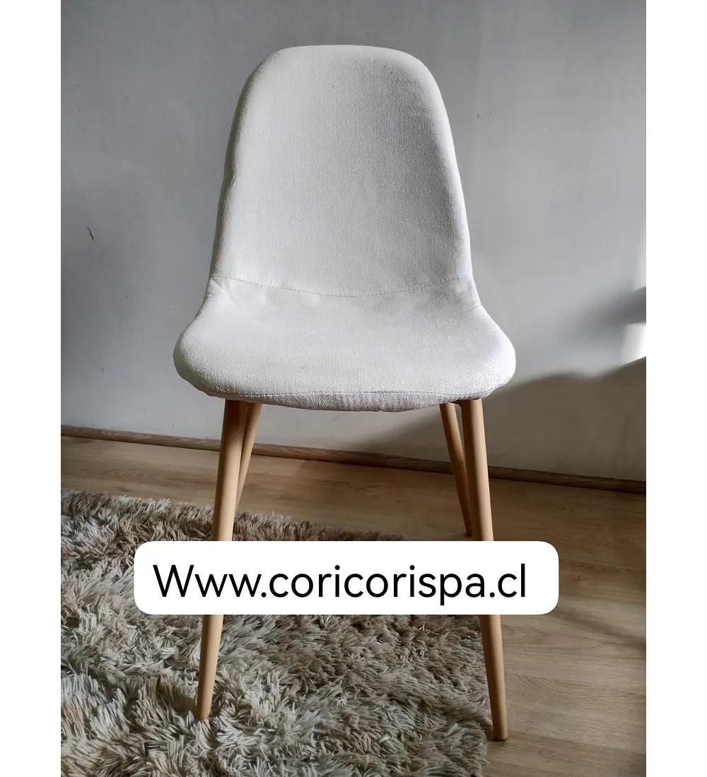 Silla Scoop Lino Wood