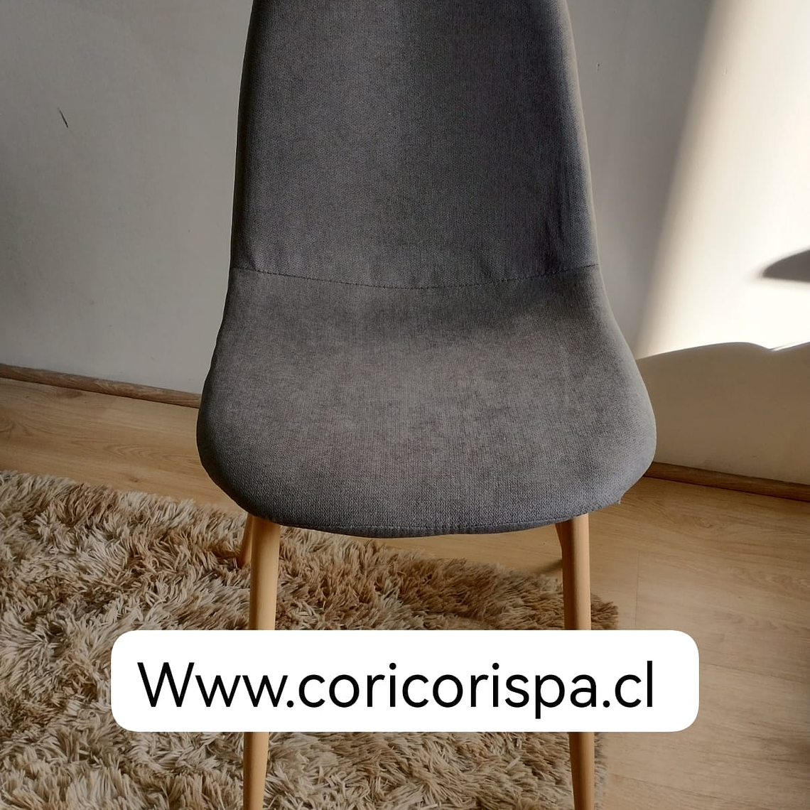 Silla Scoop Lino Wood 13